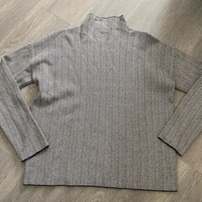 classy partial turtleneck cozy professional Christian Siriano Sweater size large - Image 1 of 4