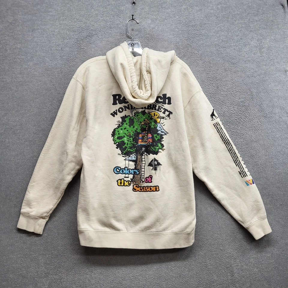 Sudadera LRG x Wonderbrett Mujer Mediana Colores Crema De La Temporada Vellón LEER Foto 1 de 4
