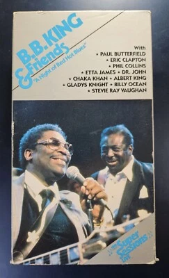B.B. King and Friends - "A Night of Red Hot Blues" 1987 (VHS)  - Image 1 of 3