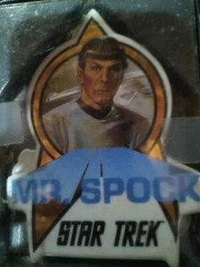 Vintage Star Trek Mr. Spock Porcelain Card 1991 With Stand And Box T19 - Picture 1 of 1