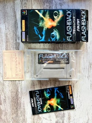 Flashback Super Famicom Cartridge W/ Manual and Box Working - Image 1 of 3