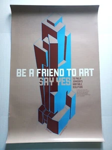 architect Philip Johnson; POSTER: Habitable Sculpture -last architecture project - Picture 1 of 1