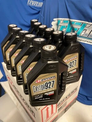 MAXIMA Castor 927 Pro Series Racing 2T Engine Oil 16 U.S.fl oz  23916 (12 PACK ) - Image 1 of 4