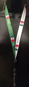 Mexico Flag Lanyards/keychain, New ID HOLDER FLAG LANYARD REVERSIBLE - Picture 1 of 3