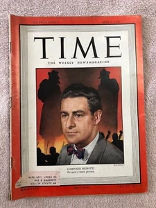  Time Magazine May 1 1950 Composer Menotti - Picture 1 of 1