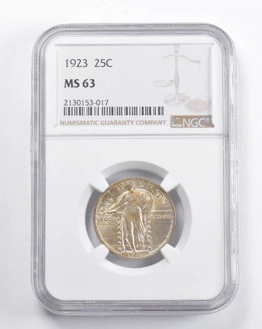 MS63 1923 Standing Liberty Quarter NGC *5685 Cover