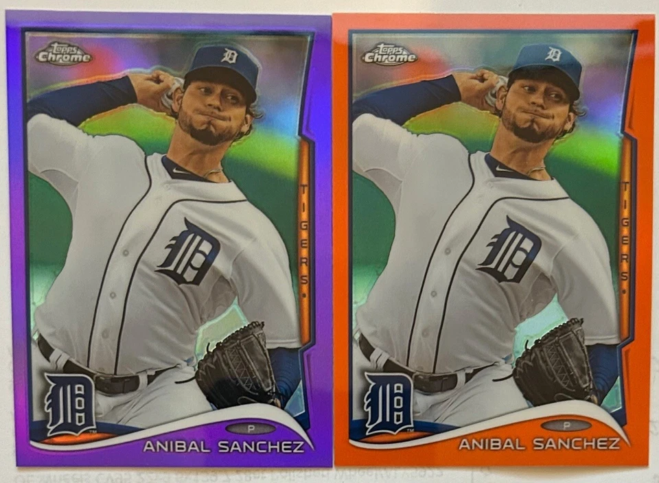 Pick Your Card - Finish Sets - 2014 Topps Chrome Purple and Orange Refractors - Image 1 of 1
