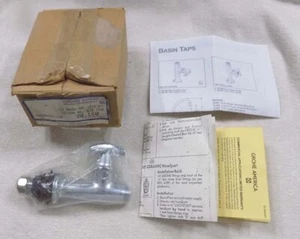 Vintage Grohe CII Chrom Waschtischarmatur Dreikorngriff Commercial Line - NEU  - Bild 1 von 11