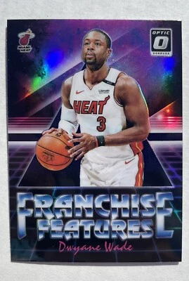 Dwyane Wade  2018 Panini Donruss Optic Franchise Features Purple #16 - Image 1 of 2