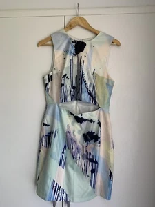Ava Dress Size 12 Multicolour Blues - Picture 1 of 1