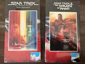 Star Trek: The Motion Picture VHS & Star Trek II The Wrath Of Kahn (New Sealed) - Picture 1 of 5