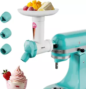 Milchfreier Eismaschinenaufsatz für KitchenAid Standmixer, Frozen Yogurt - Bild 1 von 9