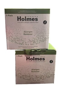 2 Pack Holmes True HEPA Allergen Remover Filter HAPF60 J Filter Removes 99.97% - Picture 1 of 2