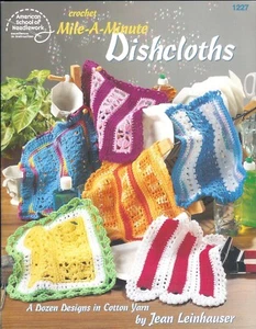 Mile A Minute Dishcloths Crochet Patterns, American School of Needlework - Picture 1 of 1