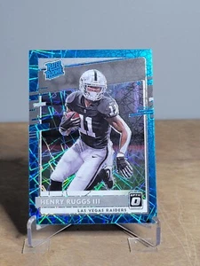 2020 Donruss Optic #158 Henry Ruggs III Raiders Teal Velocity Rookie NM-MT  - Bild 1 von 2