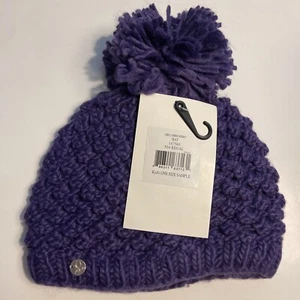 Girl's Kyd's SPYDER  "Brrr Berry" Hand Knit Winter Hat Cap. One Size. Regal. - Picture 1 of 8