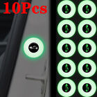 10*Luminous Car Door Anti-Shock Silicone Pad Shock-Absorbing Gasket Accessories