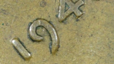 1940 Lincoln Wheat Cent “Bar Under 4-DDO/DDR” Penny Variety Coin Error  - Image 1 of 4