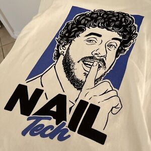 Jack Harlow Nail Tech White T Shirt Size Large Good Condition Free Postage