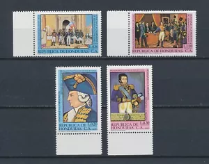 Honduras C699-702 Estampillada sin montar o nunca montada, pinturas de O'Higgins, 1981 - Imagen 1 de 1