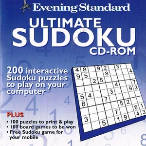 ULTIMATE SUDOKU - PC CD-ROM – PROMO (2005) 200 INTERACTIVE PUZZLES - Picture 1 of 2