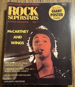 Rock Superstars Poster Magazin #7 McCartney and Wings (Penthouse Poster Presse) - Bild 1 von 13