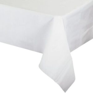 Better than Linen White Tissue Paper Tablecloth 50" x 108" Elegant Tableware