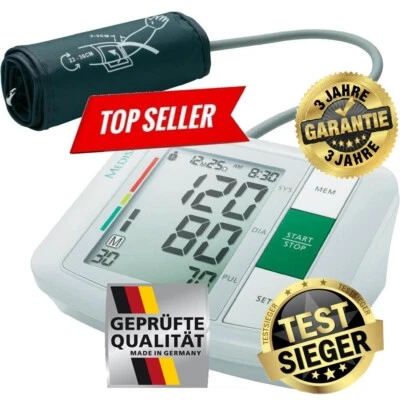 Blutdruckmessgerät Oberarm Medisana mit Zertifizierung dazu 3 Geschenke