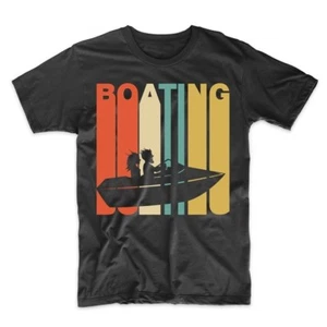 Vintage Retro 1970's Style Boating Boat Owner T-Shirt - Picture 1 of 4