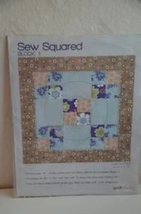 Joann Fabrics SEW SQUARED Quilt Block of Month #1  Double Nine Patch Kit - NIB - Picture 1 of 2
