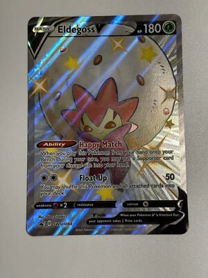 Shiny Eldegoss V JUMBO Card SWSH084 Black Star Promo Pokémon Lightly Played - Image 1 of 3