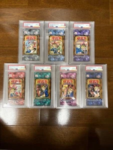 PSA 10 KONAMI Yu-Gi-Oh! Juego de Cartas Oficial Vol.1-7 Set Precintado Pack Japonés ro - Imagen 1 de 5
