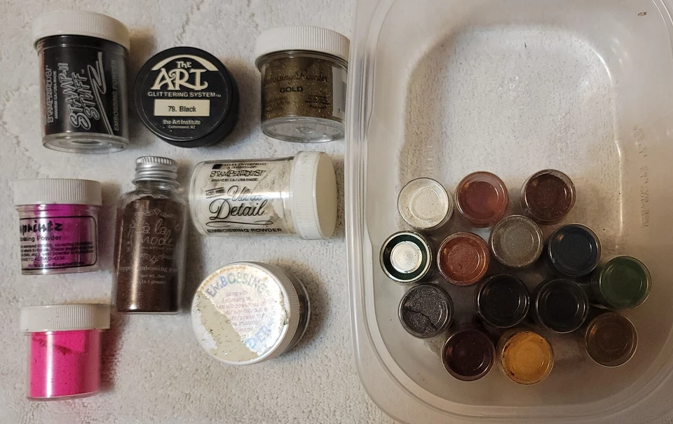 EMBOSSING POWDER - 22 DIFFERENT COLORS - Image 1 of 1