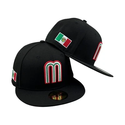 Gorra de béisbol New Era bandera de México 59Fifty ajustada Foto 1 de 4