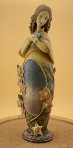 Enesco  “Blooming Wild” Figure Karen Hahn “Night & Dawn” Copper Leaf Missing. - Picture 1 of 8