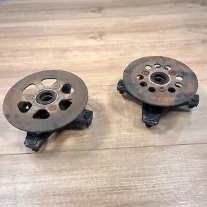 SUZUKI QUADZILLA / OEM ORIGINAL FRONT WHEEL HUBS WITH ROTORS - Picture 1 of 11