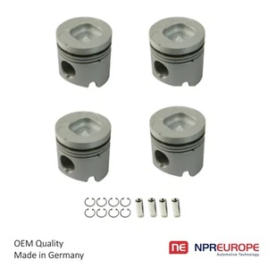PISTON & RINGS FOR ISUZU 4JB1 2.8L NONTURBO 93.00MM STD FOT MUSTANG BOBCAT 4SET - Picture 1 of 5