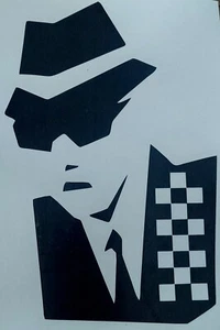 SKA MAN MOD 2 TONE RETRO - VINYL AUFKLEBER FÜR AUTO FENSTER WAND - Größe wählen - Bild 1 von 2