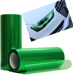 12 by 48 Inches Self Adhesive Headlight, Tail Lights, Fog Lights Tint Vinyl Film - Picture 1 of 5