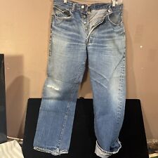 Vintage LEVI'S 501 Big E Denim Redline Jeans 501XX 32 waist 28 inseam AMAZING