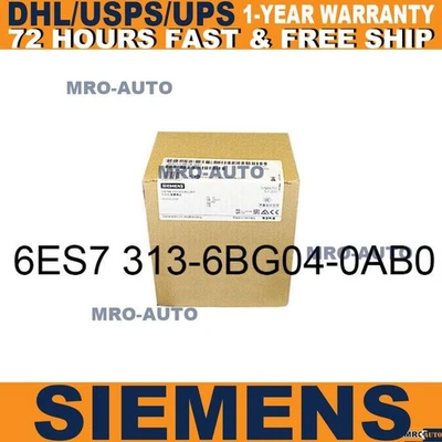 NewSiemens SIMATIC S7-300 CPU 313C-2 6ES7313-6BG04-0AB0 6ES7 313-6BG04-0AB0 - Image 1 of 4