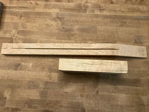 Korina White Limba Gitarrenhals Rohling - teilweise geschnitzt - Bild 1 von 5