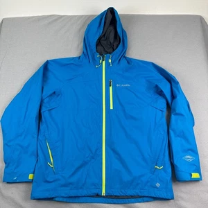 Columbia Mens Interchange Jacket XL Omni Tech Hooded shell only waterproof - Picture 1 of 17