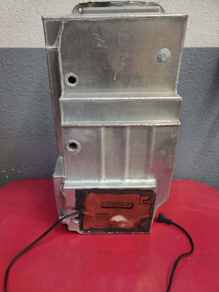 SBC Moroso, Stefs, Aluminum Oil Pan, Wet Sump, M55 Oil Pump With Pickup. Used - Image 1 of 4