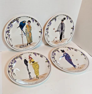 4  VILLEROY & BOCH DESIGN 1900 10-1/4" DINNER PLATES #1,2,3,4 Luxembourg - Picture 1 of 19