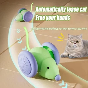 Interactive Cat Toy Electric Mouse Car Automatic Teaser kitten Pet Toys - Picture 1 of 10