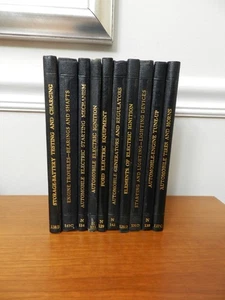 LOT: 10 International Textbook Company Automobile Repair Books, HB 1940s, EX - Picture 1 of 11