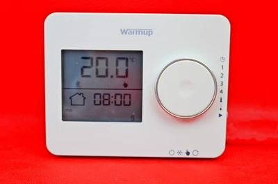 Warmup Tempo Thermostat Porcelain White ELT-01-PW-01 - Image 1 of 4