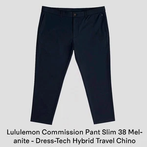 Lululemon ABC Commission Pant Slim 38 Melanite — Dress-Tech Hybrid Travel - Bild 1 von 8