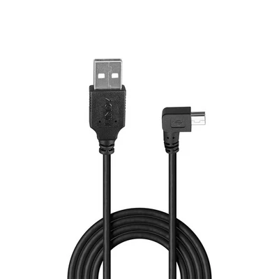 USB Kabel - LINDY Typ A zu Mini-B, 2 m, 90 Grad rechter Winkel, USB 2.0 - Bild 1 von 4